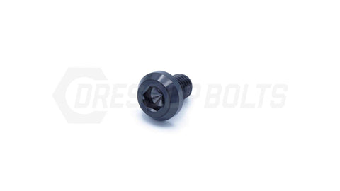 Dress Up Bolts M10x1.5x15mm Titanium Motor Head Bolt  (IND-061-Ti-BLK)