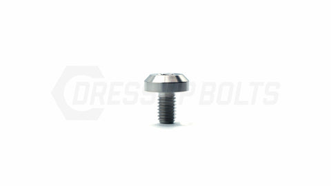 Dress Up Bolts M6x1x10mm Titanium Motor Head Bolt  (IND-064-Ti-BLK)