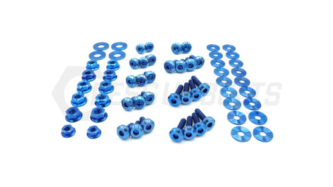 Dress Up Bolts Titanium Hardware Engine Bay Kit | 2014-2015 Infiniti Q60 (INF-002-Ti-BLK)