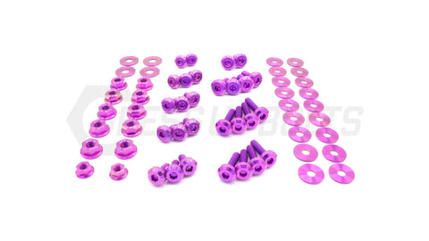 Dress Up Bolts Titanium Hardware Engine Bay Kit | 2014-2015 Infiniti Q60 (INF-002-Ti-BLK)