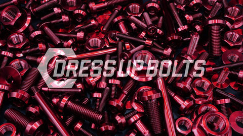 Dress Up Bolts Titanium Hardware Full Engine Bay Kit | 1995-1999 Mitsubishi Eclipse/Eagle Talon (MIT-019-Ti-BLK)