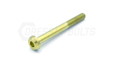 Dress Up Bolts M8x1.25x75mm Titanium Bolt  (IND-035-Ti-BLK)