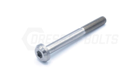 Dress Up Bolts M8x1.25x75mm Titanium Bolt  (IND-035-Ti-BLK)