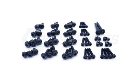 Dress Up Bolts Stage 3 Titanium Hardware Engine Kit for RB25 | Multiple Nissan Fitments (NIS-059-Ti-BLK)