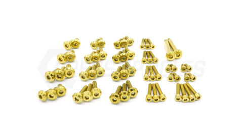 Dress Up Bolts Stage 3 Titanium Hardware Engine Kit for RB25 | Multiple Nissan Fitments (NIS-059-Ti-BLK)