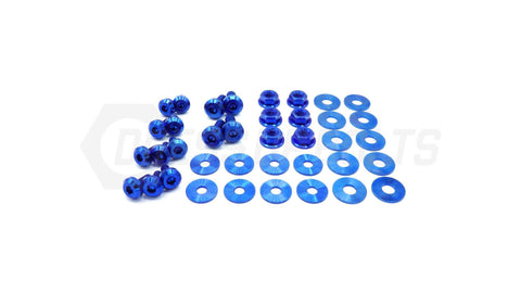 Dress Up Bolts Stage 1 Titanium Hardware Engine Bay Kit | 1992-2001 Subaru Impreza (SUB-020-Ti-BLK)