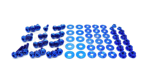 Dress Up Bolts Stage 2 Titanium Hardware Engine Bay Kit | 1992-2001 Subaru Impreza (SUB-021-Ti-BLK)