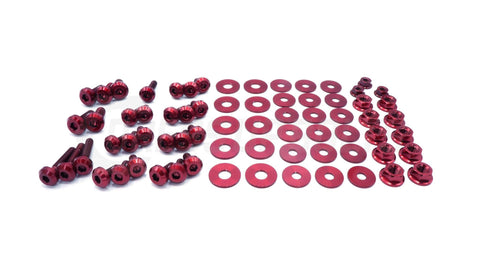 Dress Up Bolts Stage 2 Titanium Hardware Engine Bay Kit | 1992-2001 Subaru Impreza (SUB-021-Ti-BLK)