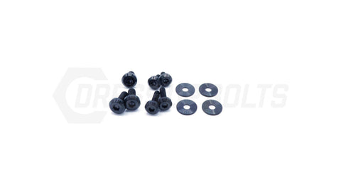 Dress Up Bolts Titanium Hardware Core Support Kit | 1992-2001 Subaru Impreza (SUB-025-Ti-BLK)