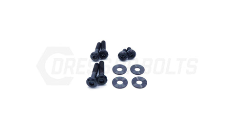 Dress Up Bolts Titanium Hardware Trunk Kit | 1992-2001 Subaru Impreza (SUB-027-Ti-BLK)