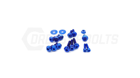 Dress Up Bolts Stage 1 Titanium Hardware Engine Kit for EJ251 | Multiple Subaru Fitments (SUB-028-Ti-BLK)