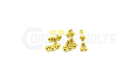 Dress Up Bolts Stage 1 Titanium Hardware Engine Kit for EJ251 | Multiple Subaru Fitments (SUB-028-Ti-BLK)