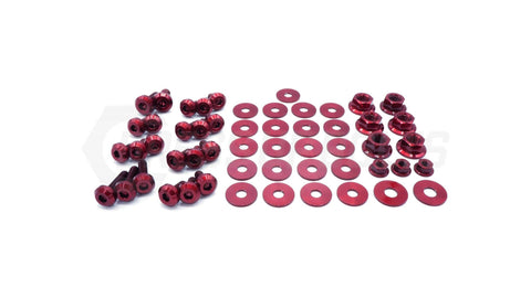 Dress Up Bolts Stage 1 Titanium Hardware Engine Bay Kit | 1986-1992 Toyota Supra (TOY-037-Ti-BLK)