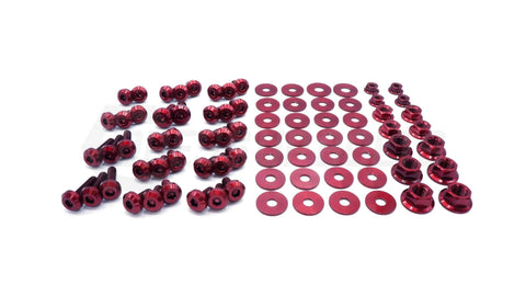 Dress Up Bolts Stage 2 Titanium Hardware Engine Bay Kit | 1986-1992 Toyota Supra (TOY-038-Ti-BLK)