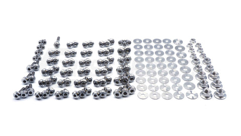 Dress Up Bolts Stage 3 Titanium Hardware Engine Bay Kit | 1986-1992 Toyota Supra (TOY-039-Ti-BLK)