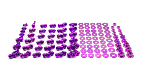 Dress Up Bolts Stage 3 Titanium Hardware Engine Bay Kit | 1986-1992 Toyota Supra (TOY-039-Ti-BLK)