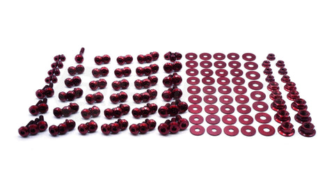 Dress Up Bolts Stage 3 Titanium Hardware Engine Bay Kit | 1986-1992 Toyota Supra (TOY-039-Ti-BLK)