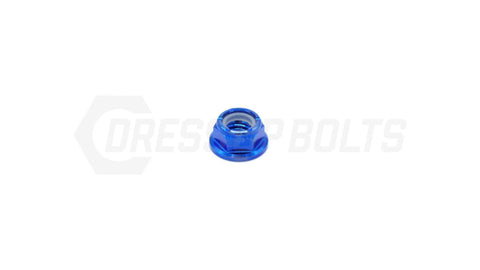 Dress Up Bolts M8x1.25 Titanium Nyloc Nut  (IND-022-Ti-BLK)