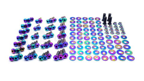 Dress Up Bolts Stage 2 Titanium Hardware Engine Bay Kit | 2016-2021 Chevrolet Camaro (CHE-005-Ti-BLK)