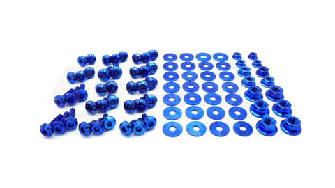 Dress Up Bolts Stage 2 Titanium Hardware Engine Bay Kit | 1986-1992 Toyota Supra (TOY-038-Ti-BLK)