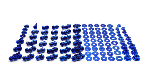 Dress Up Bolts Stage 3 Titanium Hardware Engine Bay Kit | 1986-1992 Toyota Supra (TOY-039-Ti-BLK)