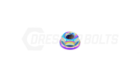 Dress Up Bolts M8x1.25 Titanium Nut  (IND-010-Ti-BLK)