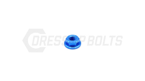 Dress Up Bolts M6x1 Titanium Nut  (IND-011-Ti-BLK)