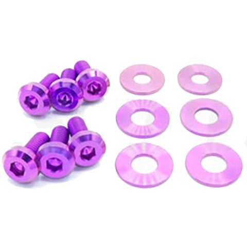 Dress Up Bolts Titanium Hood Hardware Kit | 2015-2021 Dodge Charger (DOD-005-Ti-XXX)