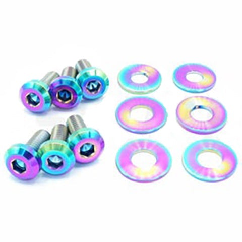 Dress Up Bolts Titanium Hood Hardware Kit | 2015-2021 Dodge Charger (DOD-005-Ti-XXX)