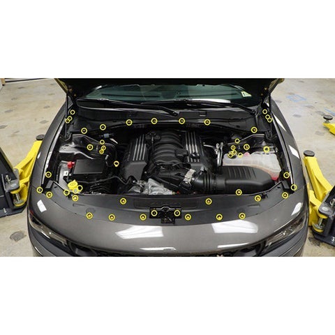 Dress Up Bolts Stage 2 Titanium Engine Bay Kit | 2015-2021 Dodge Charger (DOD-004-XXX)