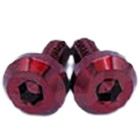 Dress Up Bolts Titanium Fuel Door Hardware Kit | 2015-2021 Dodge Charger (DOD-007-Ti-XXX)