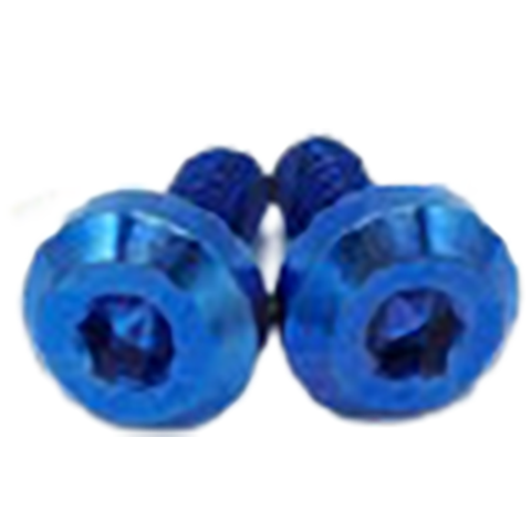 Dress Up Bolts Titanium Fuel Door Hardware Kit | 2015-2021 Dodge Charger (DOD-007-Ti-XXX)