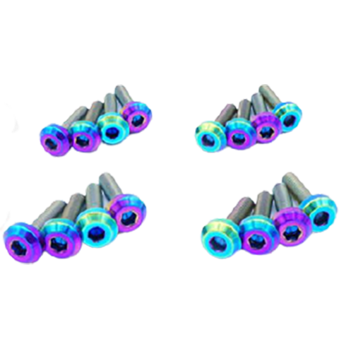 Dress Up Bolts Titanium Strut Tower Hardware Kit | 2015-2021 Dodge Charger 392 Scat Pack (DOD-008-Ti-XXX)