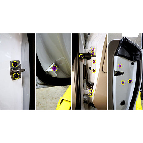 Dress Up Bolts Titanium Hardware Door Kit | 2007-2012 BMW 135i (BMW-011-Ti-XXX)