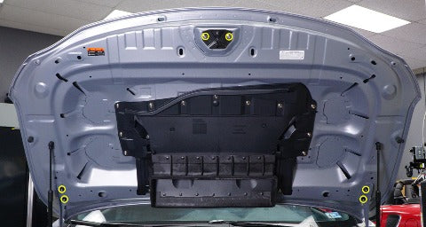 Dress Up Bolts Stage 1 Titanium Hardware Hood Kit | 2022 Subaru WRX (SUB-040-Ti-BLK)