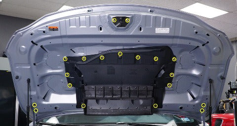 Dress Up Bolts Stage 2 Titanium Hardware Hood Kit | 2022 Subaru WRX (DUB SUB-041-Ti-BLK)