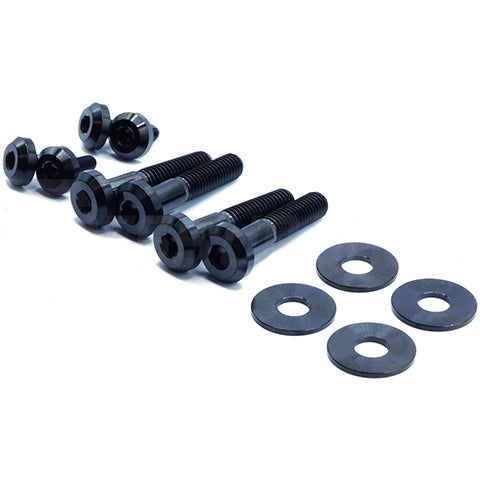 Dress Up Bolts Stage 1 Titanium Hardware Trunk Kit | 2022 Subaru WRX (SUB-044-Ti-BLK)