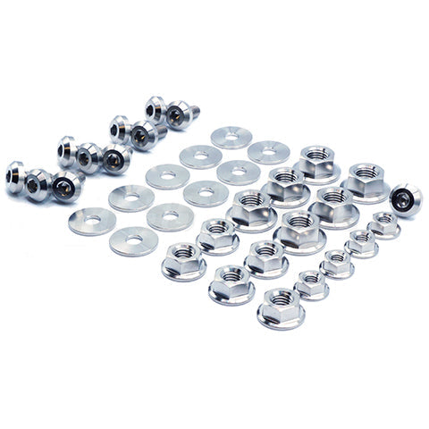 Dress Up Bolts Stage 1 Titanium Hardware Engine Bay Kit | 2022 Subaru WRX (DUB SUB-038-Ti-BLK)