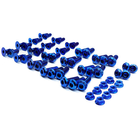 Dress Up Bolts Titanium Hardware Door Kit | 2022 Subaru WRX (SUB-042-Ti-BLK)