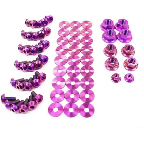 Dress Up Bolts Titanium Full Engine Bay Kit | 1989-1993 Acura Integra DA (HON-007-Ti)