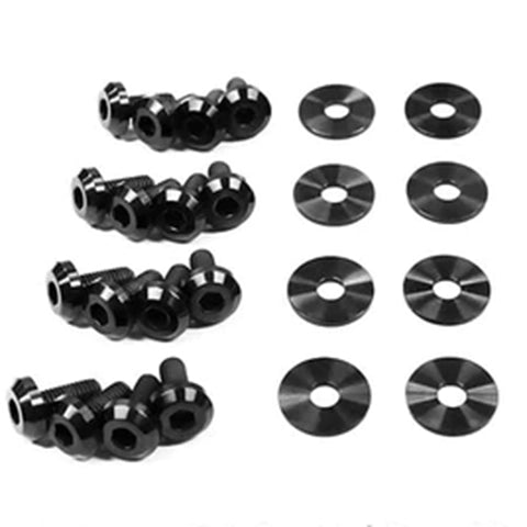 Dress Up Bolts Titanium Partial Engine Bay Kit | 1989-1993 Acura Integra DA (HON-009-Ti)