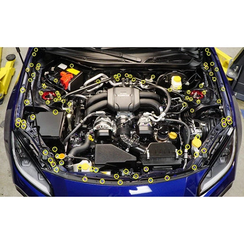 Dress Up Bolts Stage 2 Titanium Hardware Engine Bay Kit | 2022-2023 Subaru BRZ/Toyota GR86 (TOY-044-Ti)