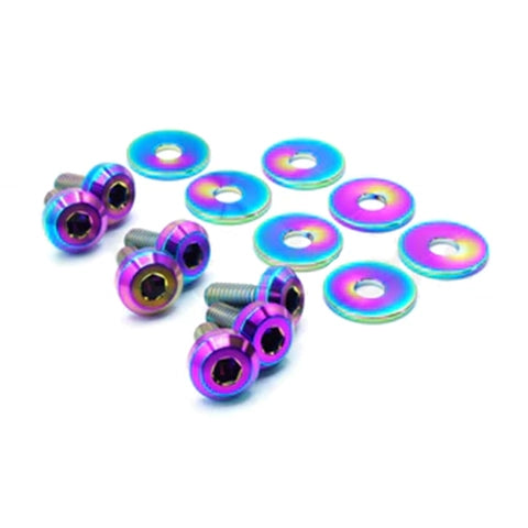 Dress Up Bolts Titanium Hardware Hood Kit | 2000-2009 Honda S2000 (HON-043-Ti)