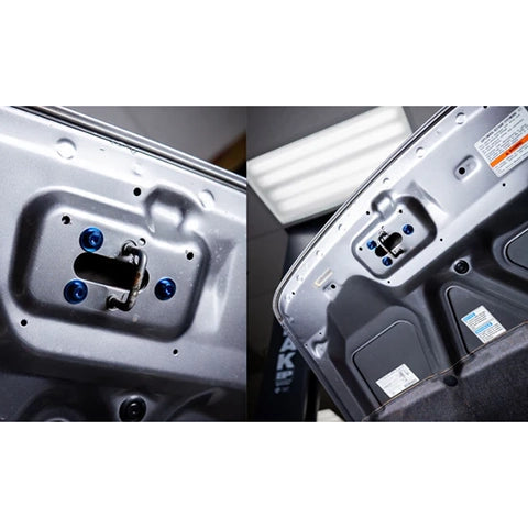 Dress Up Bolts Titanium Hardware Hood Kit | 2000-2009 Honda S2000 (HON-043-Ti)