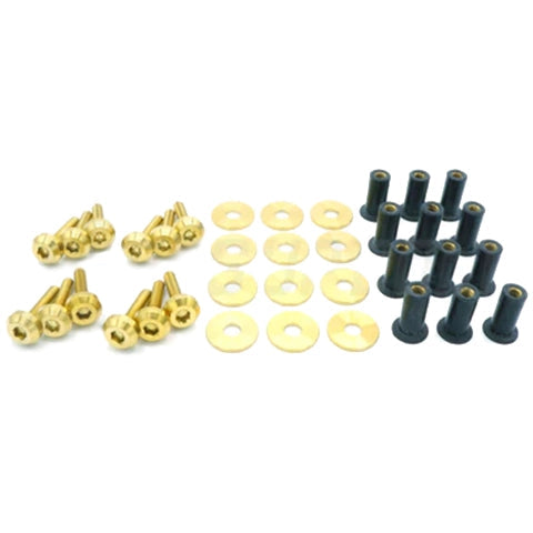 Dress Up Bolts Titanium Hardware Cooling Plate Kit | 2017-2021 Honda Civic Type-R (HON-041-Ti)