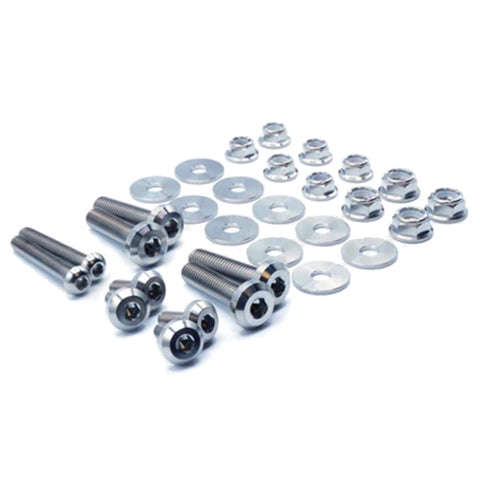 Dress Up Bolts Titanium Hardware Wing Kit - APR GTC-300 | 2008-2015 Mitsubishi Evo X (MIT-021-Ti)