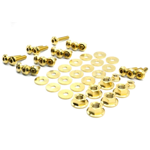 Dress Up Bolts Stage 1 Titanium Hardware Engine Bay Kit | 2007-2009 Mazdaspeed3 (MAZ-012-Ti)