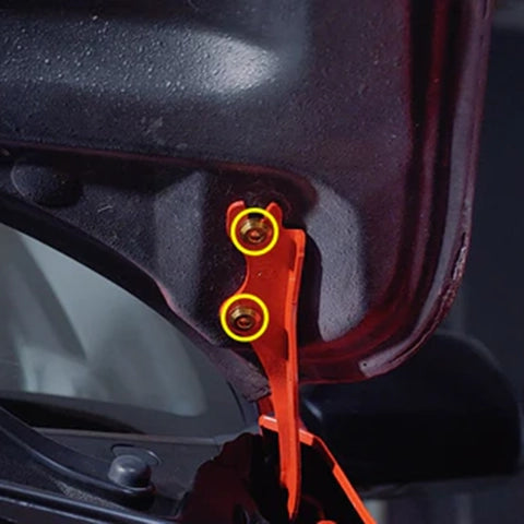 Dress Up Bolts Titanium Hardware Hood Kit | 2007-2009 Mazdaspeed3 (MAZ-014-Ti)