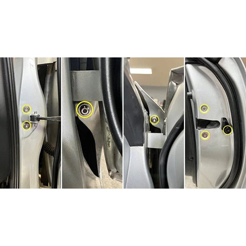 Dress Up Bolts Titanium Hardware Door Kit | 1993-2002 Toyota Supra (TOY-049-Ti)