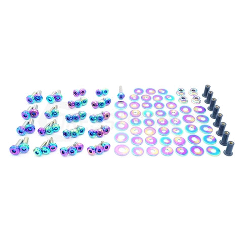 Dress Up Bolts Stage 2 Titanium Hardware Engine Bay Kit | 2012-2015 BMW 335i (BMW-014-Ti)